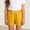 Yellow, variant on MGDXOX Girls Cuffed Hem Drawstring Sweat Shorts Elastic Waist Solid Color Loose Casual Shorts Comfortable Bottoms for Sports Playtime and Summer Daily Activities Black 3 Years