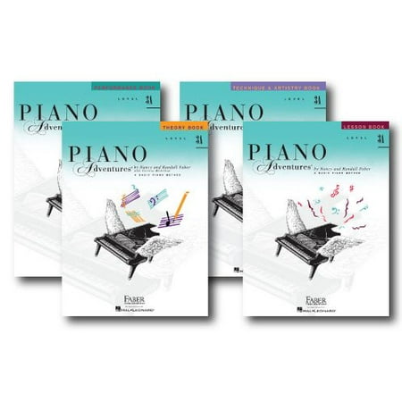 Faber Piano Adventures Level 3a Four Book Set Lesson