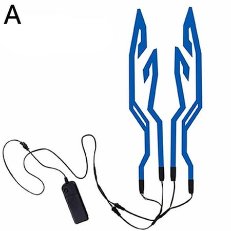 

4-in-1 LED Motorcycle Helmet Light Night Riding Signal Flashing Bar Stripe N1Q4 D5V3