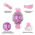 thumbnail image 3 of Reloj Niña Digital Luminoso 3d Pony Unicornio Impermeable Correa Rosado, 3 of 5