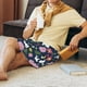 thumbnail image 5 of Fotbe Floral Rabbit Pantalones Cortos de Pijama para Hombre, Ropa de Dormir, Pantalones de Pijama Cortos para Hombre-Medium, 5 of 6