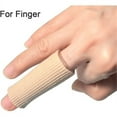 thumbnail image 2 of Casewin Toe Tubes Sleeves Protectors Cushions Fabric & Gel Lining Finger Toe Separator Tubing for Bunion, Hammer Toe, Callus, Corn, Blister (5 Pack, Size 15*2.5cm), 2 of 6