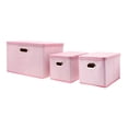thumbnail image 3 of Set De Cajas Home  Home Rosa 3 Piezas Almacenamiento, 3 of 3