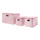 thumbnail image 3 of Set De Cajas Home  Home Rosa 3 Piezas Almacenamiento, 3 of 3