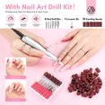thumbnail image 6 of Saviland All-In-One Poly Gel Kit - 7Pcs Glitter Jelly Poly Gel Kit with U V Light ,Nail Drill ,Base & Top Gel ,Nail Dehydrator&Primer and Nail Decorations for Nail Extensions, 6 of 9
