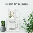 thumbnail image 4 of Koyal Wholesale Ceramic Coffee Mug, Exotic Tropical Monogram, Letter R, 4 of 5