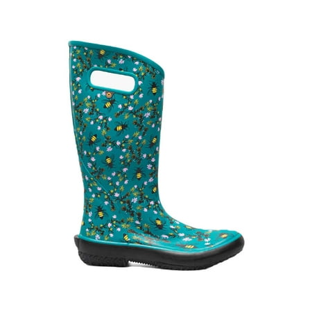 

Bogs Rainboot Bees Shoes - Women s Dark Turquoise 8