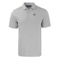 thumbnail image 2 of Men's Cutter & Buck  Gray/White Georgetown Hoyas Big & Tall Forge Eco Double Stripe Stretch Recycled Polo, 2 of 3