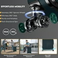thumbnail image 4 of WINGOMART Luggage Lightweight Durable PC+ABS Hardside Luggage, Double Spinner Wheels, TSA Lock - 24in, 4 of 8