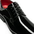thumbnail image 4 of BURUDANI Men's Faux Patent Leather Tuxedo Dress Shoes Classic Lace-up Formal Oxford, 4 of 5