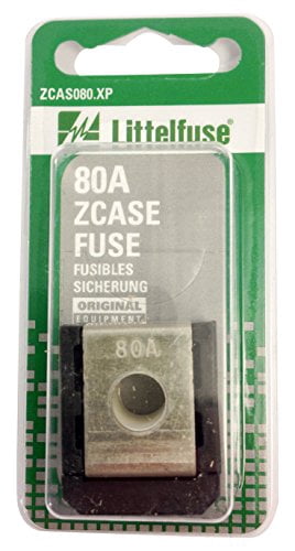 Littelfuse L24-ZCAS080XP 32V & 80A Bolt-Down Fuse, Black