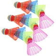 thumbnail image 1 of 12 Pcs Ensemble de Ballons de Badminton en Plastique pour Intérieur et Extérieur, 1 of 8