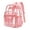 Red, variant on PVC Transparent Large Capacity Clear Backpack Stadium Friendly Travel Commute Clear Backpack