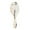 Grey Cute Donkeys Pattern, variant on Wood Paddle Brush with Cushion & Round Hair Brush Palm Trees and Ocean Detangling Brush for All Hair Types
