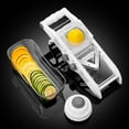 thumbnail image 4 of Upgrade Adjustable Kitchen Slicer 2 In 1 Detachable Vegetable Chopper Potato Fries Cutter With Storage Holes Non Design, 4 of 7