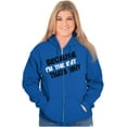 thumbnail image 3 of Because Im EMT Thats Why Medical Tech Zip Up Hoodie Men's Women's Brisco Brands S, 3 of 5