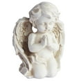 thumbnail image 5 of Kneeling Praying Cherub Statue Angel Statue Figurine Indoor Outdoor Home Garden Decoration Wings Angel Statue Sculpture Memorial Statue (Kneeling Praying Cherub), 5 of 5