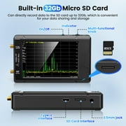 Spectrum Analyzer TinySA ULTRA 4 Display 100kHz to 5.3GHz, V0.4.5.1 Network Internal Lan Tester with 32GB Card Version ,Signal Generator