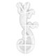 thumbnail image 2 of GOOHOCHY Molde de resina en forma de gecko 3D Diy Moldura de adorno de pared de la pared, 2 of 7