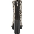 thumbnail image 3 of Vince Camuto Erettie Black White Snake Fashion Platform Block High Heel Booties (Black White Snake, 5.5), 3 of 6