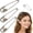 Color Set - C, variant on Giant Safety Pin Hair Clip, 6.3" French Style Metal Safety Pin Hair Clip Large, Create a Cute, Sweet, And Stylish Look—perfect for Women with Long and Thick Hair