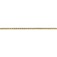 thumbnail image 3 of Auriga 10K Yellow Gold 1.3 mm Diamond-cut Rope Chain Necklace for Women 24", 3 of 6