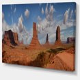 thumbnail image 2 of Monument Valley Mountains - Landscape Canvas Art Print, 2 of 4