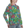 thumbnail image 6 of Lsque Turtles Pattern Casual Women's Hoodie,Hooded Sweatshirt with Kangaroo Pocket,Pullover Hoodie with Eye-catching Drawstrings-Small, 6 of 7