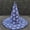 1, variant on Floral Print Quilted Witch Hat, Wide Brim Pointed Wizard Hat, Cottagecore Boho Costume Accessory for Women, Party Photography Dress Up Hat