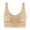 Kaki, variante sur Soutien-gorge Sans Armatures Confortable et Respirant pour Femmes, Invisible, Galbant, avec Bonnets Amovibles, pour le Quotidien et le Sommeil