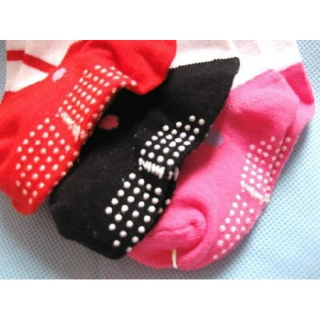 

ZQC Baby Girl Anti-slip Floor Socks Cotton Patchwork Breathable Short Socks
