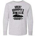thumbnail image 3 of Inktastic Great Grandpas Lil Racing Buddy Long Sleeve Youth T-Shirt, 3 of 5