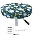 thumbnail image 4 of Kdxio Sweet Dream Lamb Print Stool Covers Round,Stretch Round Bar Stool Covers Washable Bar Stool Cushion Slipcover for 12-15 Inch Chair, 4 of 7