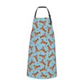 thumbnail image 2 of Honeii Funny Lobsters Print Waterproof Apron, Adjustable Kitchen Apron with Pockets,for Gardening, Dishwashing, Meat Processing, Car Washing, and Pet Grooming, 2 of 8