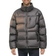 thumbnail image 2 of Ceisia Men's Stand Collar Warm Casual Jacket with Zipper Pockets Long Sleeve Gift Parka, 2 of 6