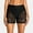 Black, variant on Alove Hollow-Out Lace Swim Shorts Elastic High Waist Trunk For Women Swimsuit Bottom With Brief BoyShorts