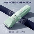 thumbnail image 2 of Dogs Hair Clippers Grooming Kit with Nail Grinder, Likaty 4 in 1 Cordless Electric Trimmer Low Noise USB Rechargeable Pet Clippers for Small and Large Dogs Cats Animals, 2 of 11