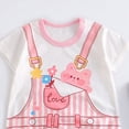 thumbnail image 5 of CAUYDY Preemie Girls Jumpsuit Spring Summer Newborn One-Pieces for Boys Baby Short Sleeve Sleepwear Unisex Infant Pjs 3 6 9 Months 1T 2T Sizes 0-3 Months,Light Pink, 5 of 5