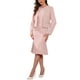 thumbnail image 4 of Conjunto de vestido de dos piezas Inspire Chic para mujer, vestido sin mangas y blazer corto, L rosa, 4 of 7