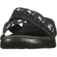 thumbnail image 3 of Skechers Slip-On Sandals for Women, on the Go 600, Cross-Strap Design, Floral Print, Cushioning, Goga Mat Footbed, 3 of 5