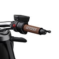 thumbnail image 3 of Brown PU Leather Motorcycle Heated Handlebar Grips Set - 5V 10W USB Car Charger Powered, 4-Speed Temperature Control (45℃-60℃), 15-60min Timer Function, 33-35mm Diameter Fit, 130cm Extended USB Cable, 3 of 7