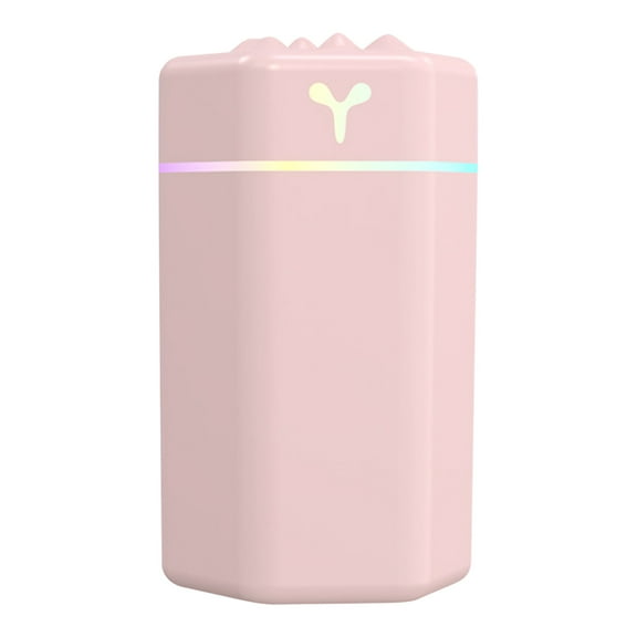 YiBai Pink Humidifiers for Bedroom, USB Humidifier Portable Mini Household Humidifier Desktop Mini Purification Humidifier #.1380