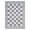 Light Grey, variant on FairOnly Checkerboard 2'x6'Brown Runner Rug Machine Washable Stain Resistant Non Slip Geometric Mat for Hallway Kitchen Laundry