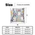 thumbnail image 5 of Animal Covers Set of 2 with Unique Patterns for Bed, Chair Pillow Covers, Decorative Pillows - Available in 16x16, 18x18, 20x20 Inchesfor Various Occasions, 5 of 6