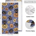 thumbnail image 2 of Cats Pumpkin Kitten Hand Towels for Bathroom, Halloween Vintage Kitchen Towel 2 PCS Ultra Soft and Highly Absorbent Decorative Fingertip Face Bath Towels for Spa & Hotel, 28.3"x 14.4", 2 of 5