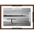thumbnail image 5 of Art.com Surfer Holding Board Newport Rhode Island Photo, Brown Frame Wall Art, 23" x 17", 5 of 5