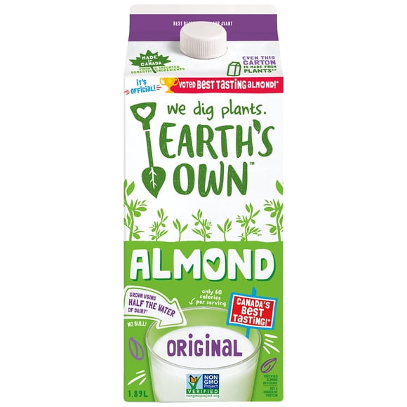 Earth's Own Original Almond Milk Alternative, 1.89L