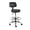Black, variant on CaressoftPlus Drafting Stool with Back Cushion - Black