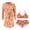 Tan, variant on Love to Sleep Teddybear Robe Lounge Set (Women)