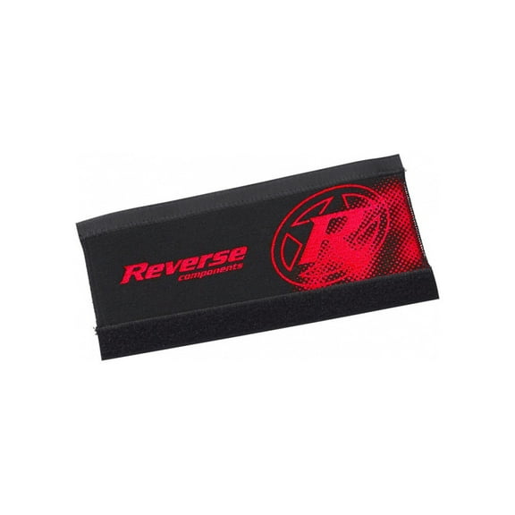 Reverse Chainstay Cover, Black/Red NLS